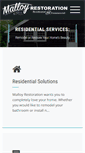 Mobile Screenshot of malloyrestoration.com